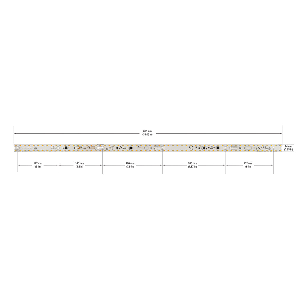 33.5 inch Linear LED Module TL85045, 120V 45W 3000K(Warm White), Gekpower