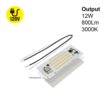 4 inch Linear ZEGA LED Module LHO-02-800-830-120-S3, 120V 12W 800lm 3000K(Warm White)