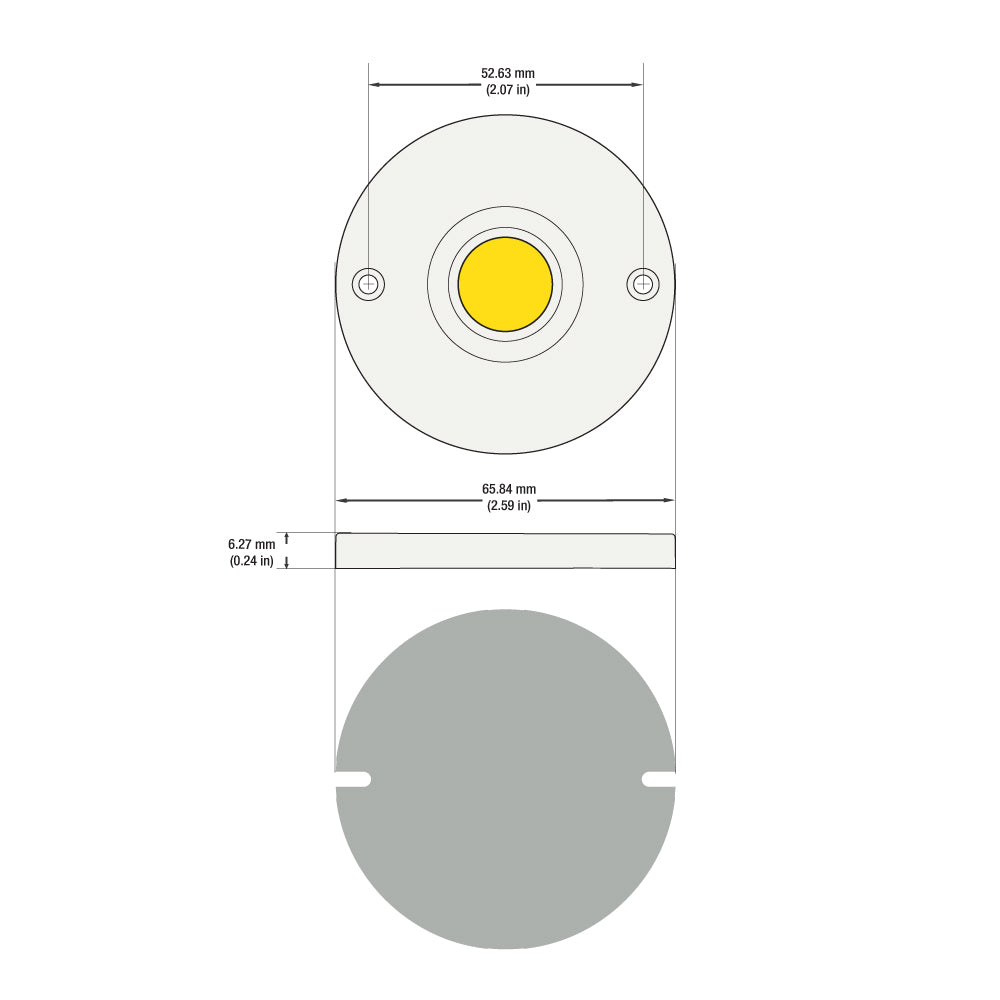 CDHT-042-36185-120V-2700K G14 COB Paragon LED Module with H66185AC LED Holder, 120V 18W 2700K(Soft White)