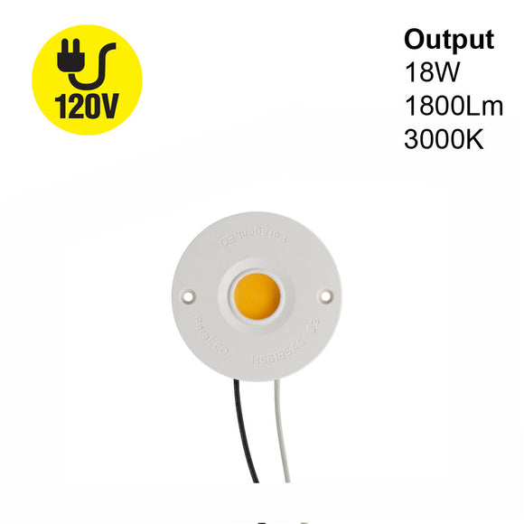 CDHT-042-36185-120-3000 G13 COB Paragon LED Module With H66185AC LED Holder,120V 18W 3000K(Soft White)