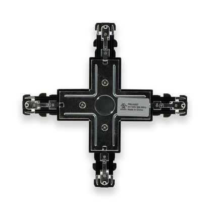 Track Cross Joiner Black H-Type VBD-0337-CJB