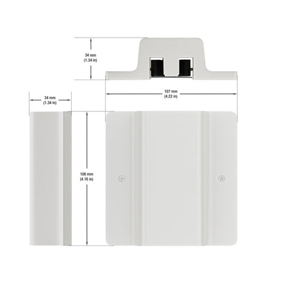 Track Floating Canopy White VBD-0341-FCW, gekpower