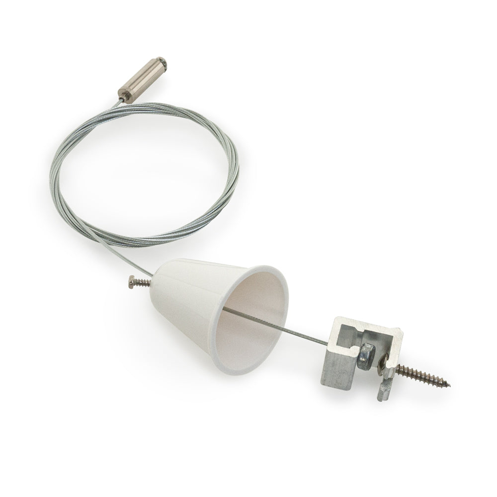 Track Light Suspension Kit White VBD-AIRC-6FT-TLW