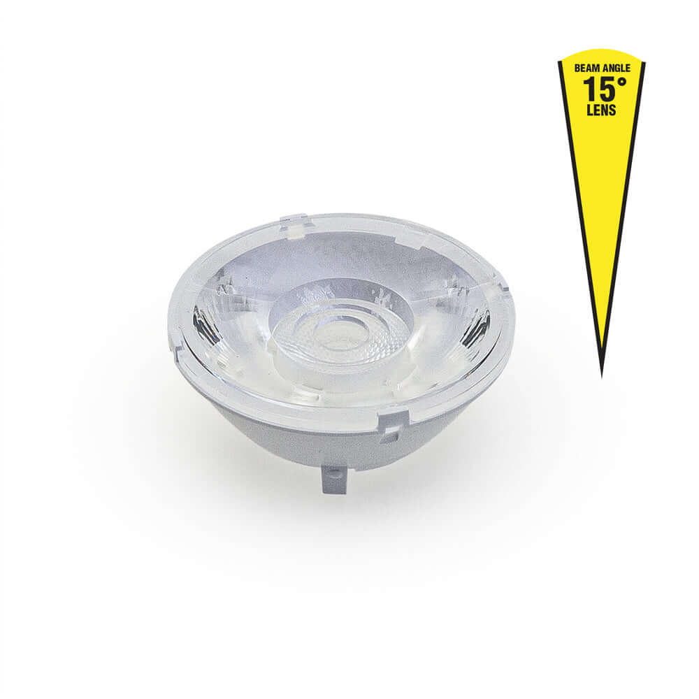 LW-LENS-55-15 Track Head Lens - 20W 15 Degree