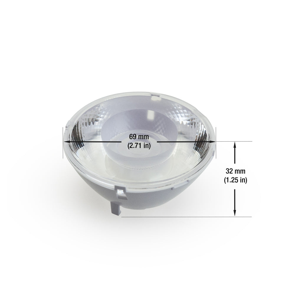 Track Head Lens LW-LENS-69-24 30W 24 Degree, gekpower