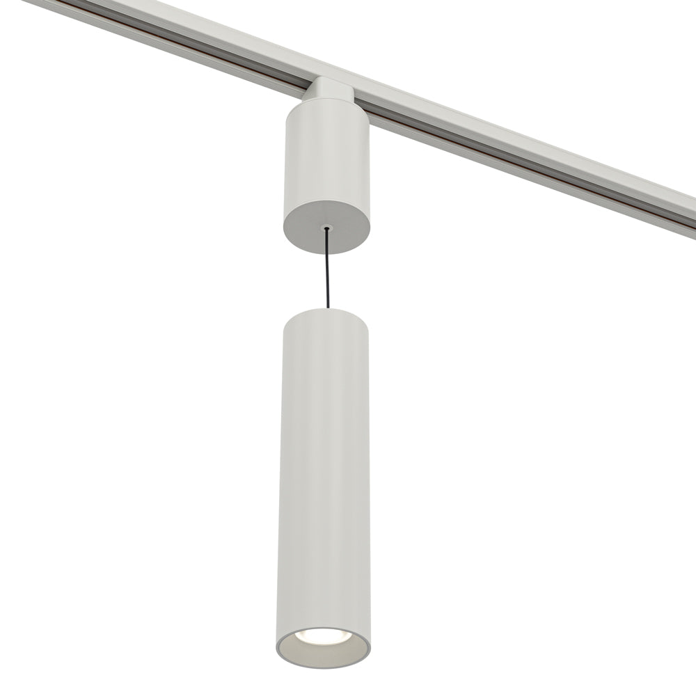 Adjustable height white Track Pendant Light Dimmable VBD-GD22D10D-3CCT-W, 120V 10W3CCT 36 Degree, gekpower