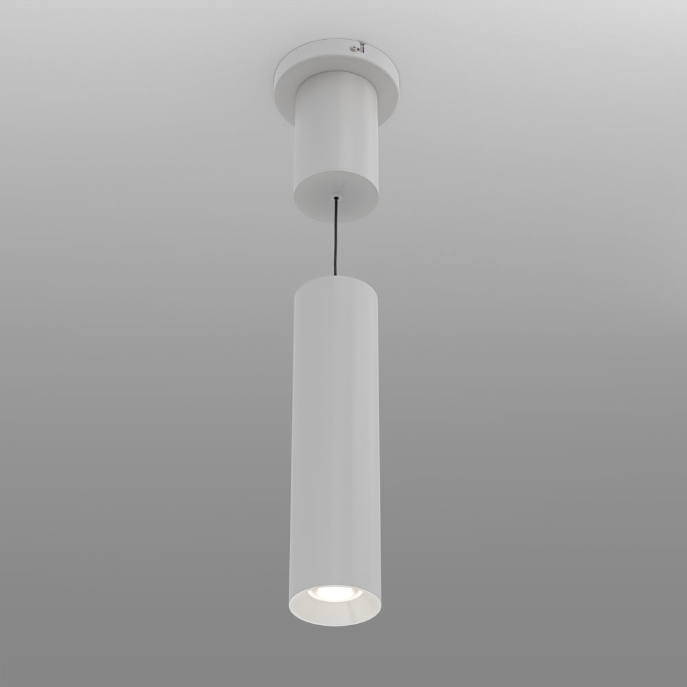 Adjustable height white Pendant Light Dimmable VBD-TD22D10C-3CCT-W, 120V 10W 3CCT 36 Degree, gekpower