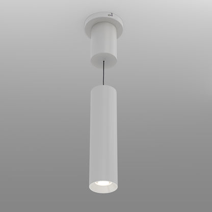 Adjustable height white Pendant Light Dimmable VBD-TD22D10C-3CCT-W, 120V 10W 3CCT 36 Degree, gekpower