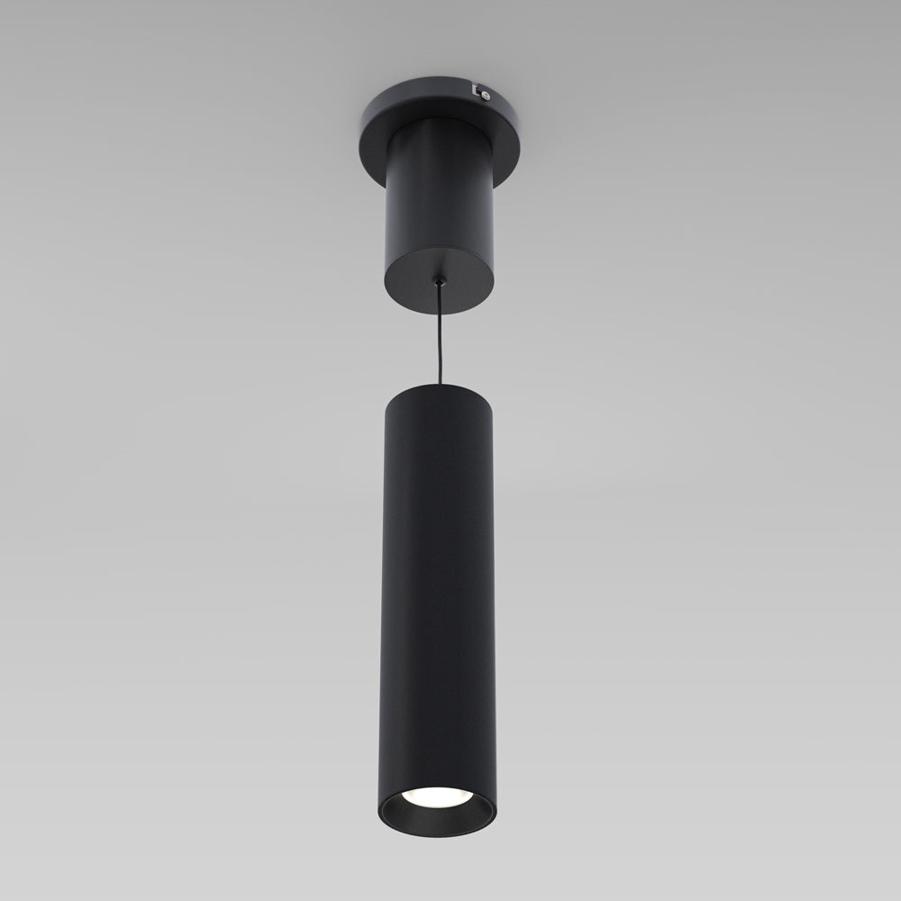 Adjustable height Black Pendant Light Dimmable VBD-TD22D10C-3CCT-B, 120V 10W 3CCT 36 Degree, gekpower