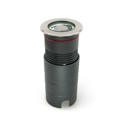 Outdoor Round Recessed Inground Light, 24V 8W 3000K Asymmetrical Beam angle
