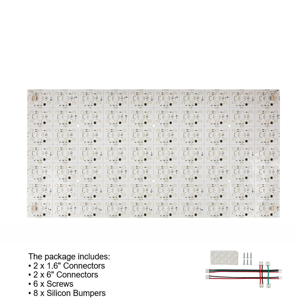 Flexible Addressable LED Backlight Sheet for behind Stone and Glass, 24V 83.1W