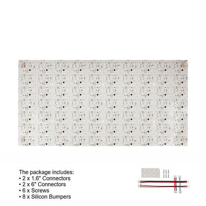 Flexible Addressable LED Backlight Sheet for behind Stone and Glass, 24V 83.1W