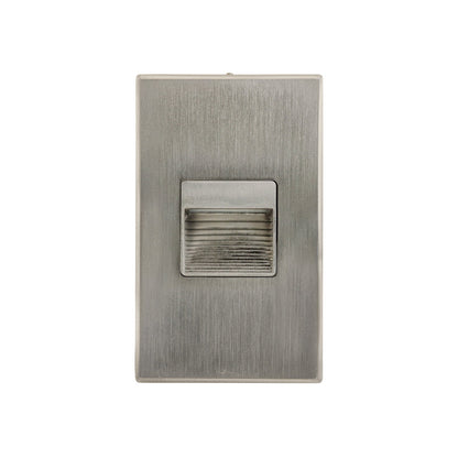 LSD-5CCTBN Horizontal and Vertical Orientation Brushed Nickel LED Step Light 120V, 2W, Adjustable 5CCT(2.7K, 3K, 3.5K, 4K, 5K)