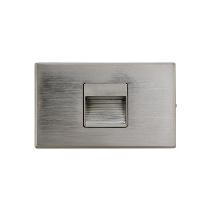 LSD-5CCTBN Horizontal and Vertical Orientation Brushed Nickel LED Step Light 120V, 2W, Adjustable 5CCT(2.7K, 3K, 3.5K, 4K, 5K)