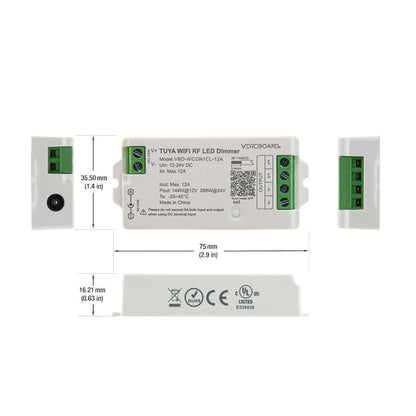 VBD-WCON1CL-12A-Dimmer RF LED Light Dimmer Receiver