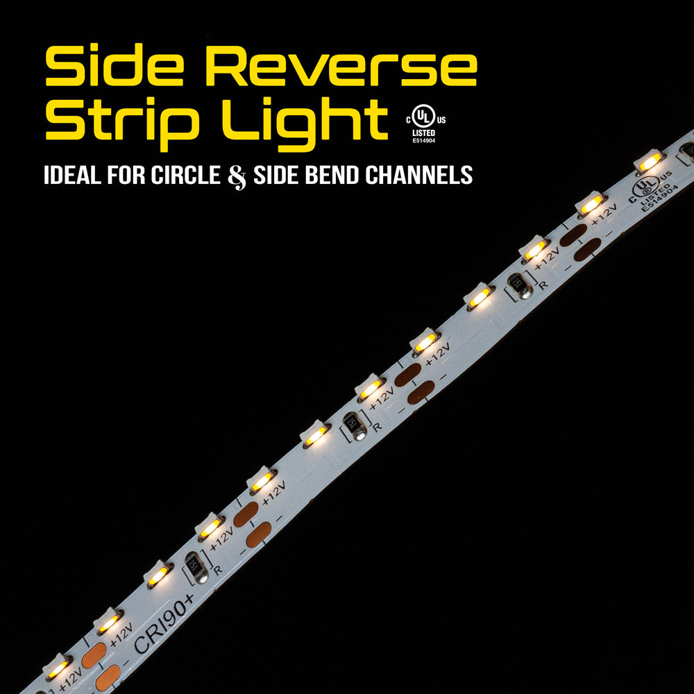 5M(16.4ft) Side emitting Indoor LED Strip Light 315, 12V 3(w/ft) 329-402(Lm/ft) 120(LEDs/m) 3K(Warm White), gekpower