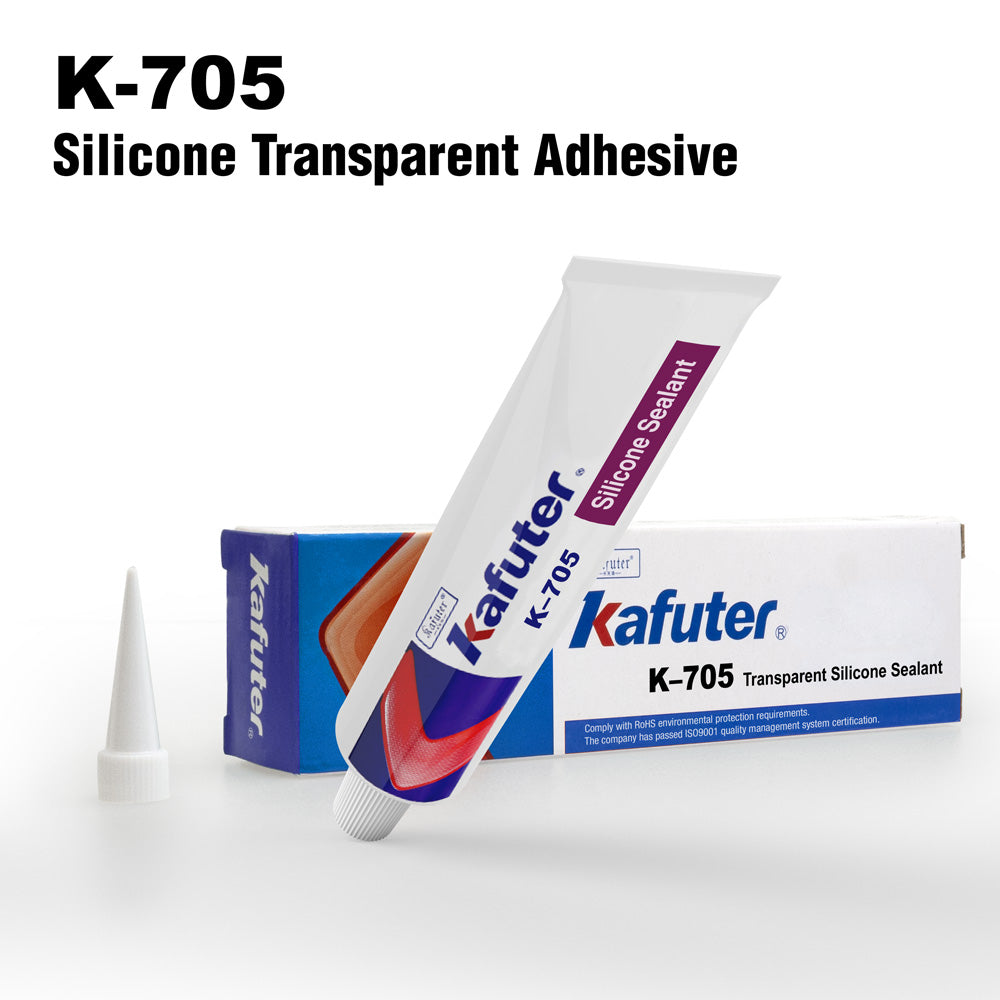 Kafuter K-705 Silicone Transparent Adhesive (45gr) (Neon Channel Glue), gekpower