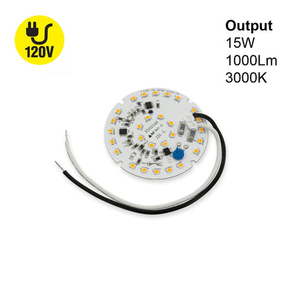 2.75 inch Round disk LED Module HJ-0404-2835.120V 15Watt 3000K NON-Dimmable