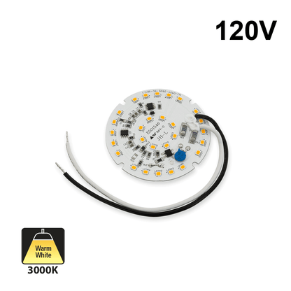 24V Flat Round PCB 28 SMD 3528 LED Module 15W 3000K(Warm White), gekpower