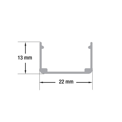 White Silicone Flexible LED Neon channel VBD-N2014-SF-W, per foot(30.5cm) SURFACE Mount