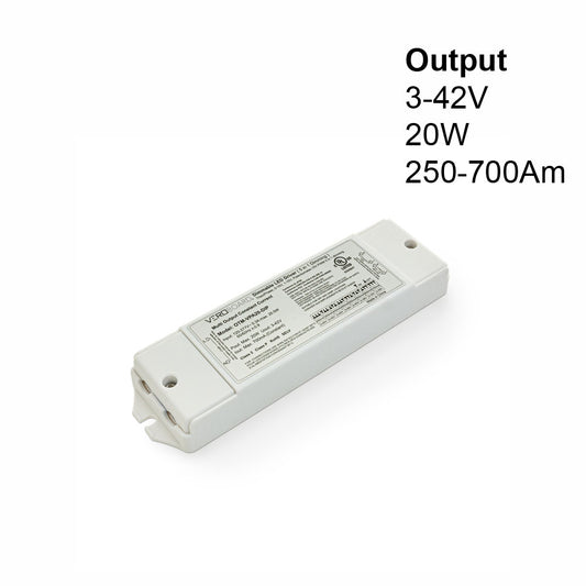 OTM-VPA20-DIP Selectable Constant Current LED Driver (5 in 1 Dimming) 250mA~700mA 3-42V 20W