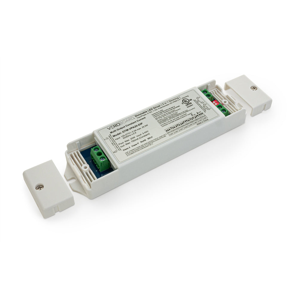 OTM-VPA20-DIP Selectable Constant Current LED Driver (5 in 1 Dimming) 250mA~700mA 3-42V 20W