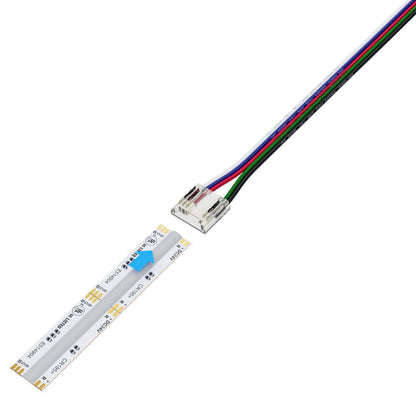 12mm RGBW Beetle Connector Wire for COB Strips (1 Pack)