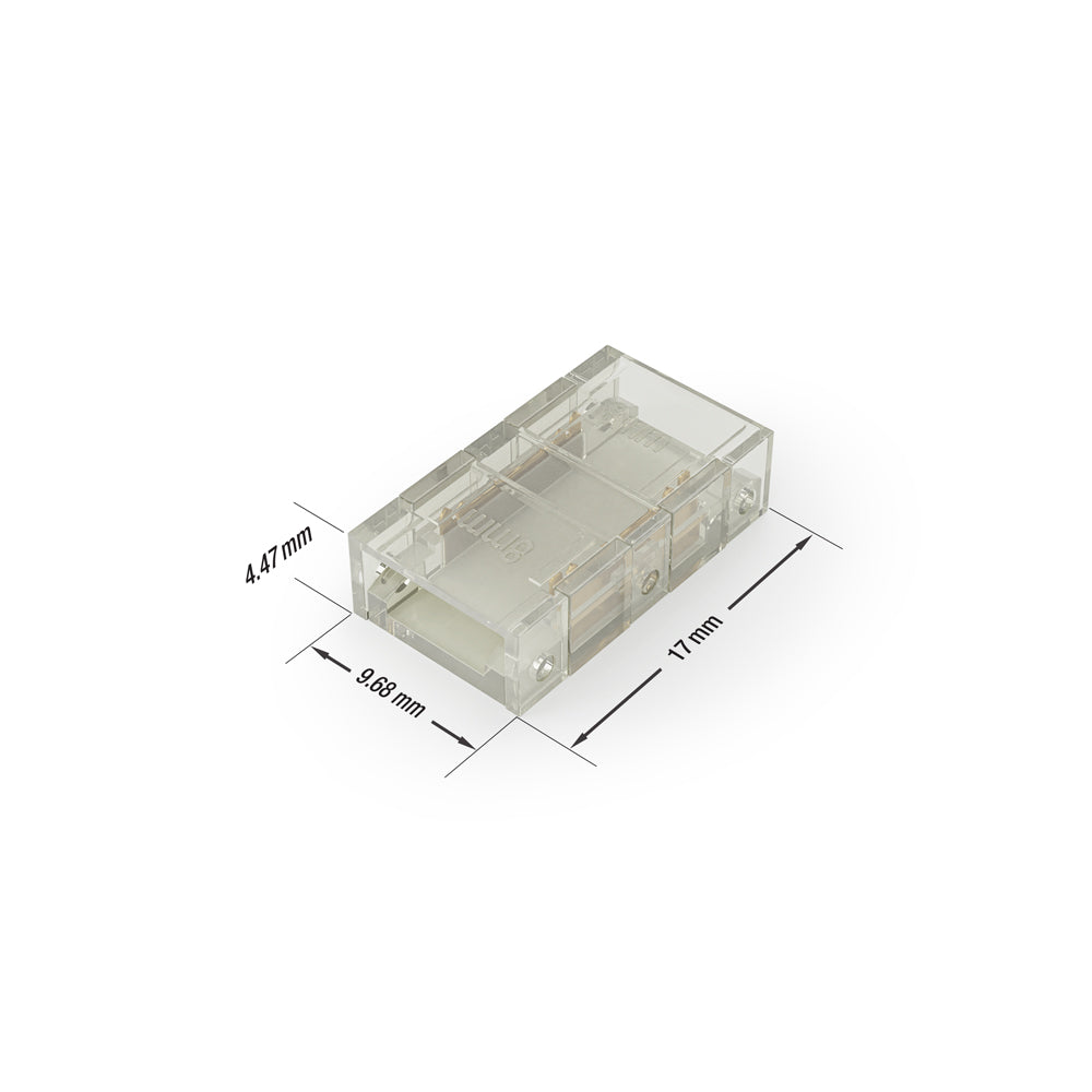 8mm LED Strip to Strip Connectors, VBD-CLP-8mm-2S (Pack of 3)