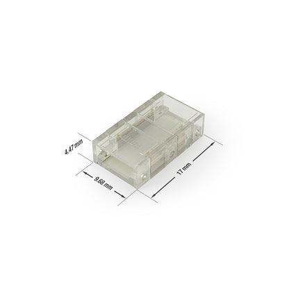 8mm LED Strip to Strip Connectors, VBD-CLP-8mm-2S (Pack of 3)