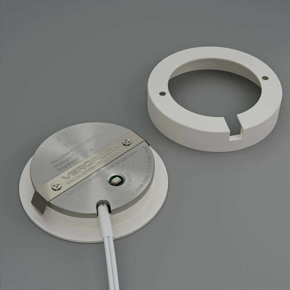 666561436605 - VBUN-2R25-1224V-6CCT White Cabinet Light