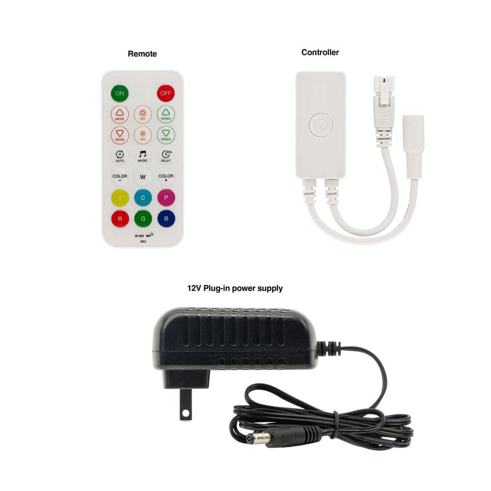 SPI LED Strip Kit 3M - Addressable WS2811 RGB