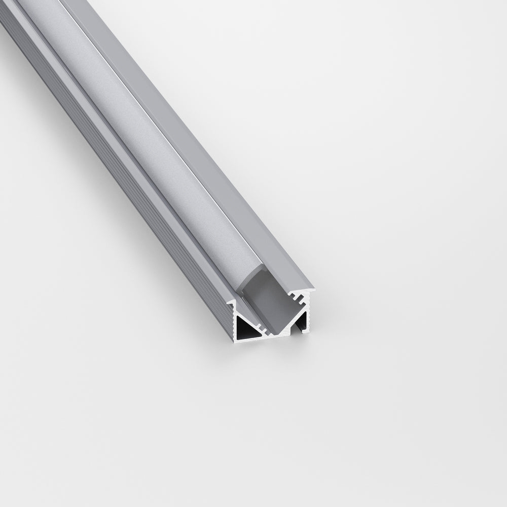 45-degree Linear Architectural Light Fixture Profile