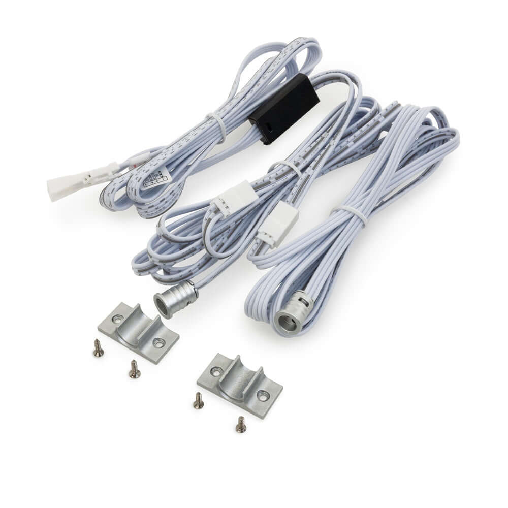 5029M2-S double head door sensor switch accessory kit with wires and mounting brackets.