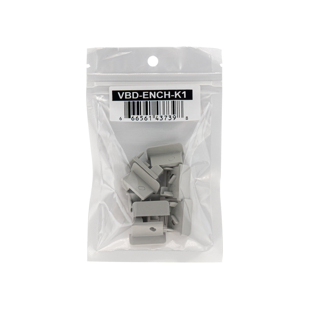 LED Channel Endcaps - VBD-ENCH-K1 - Pack of 8
