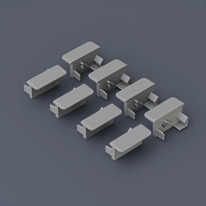 LED Channel Endcaps - VBD-ENCH-K1 - Pack of 8