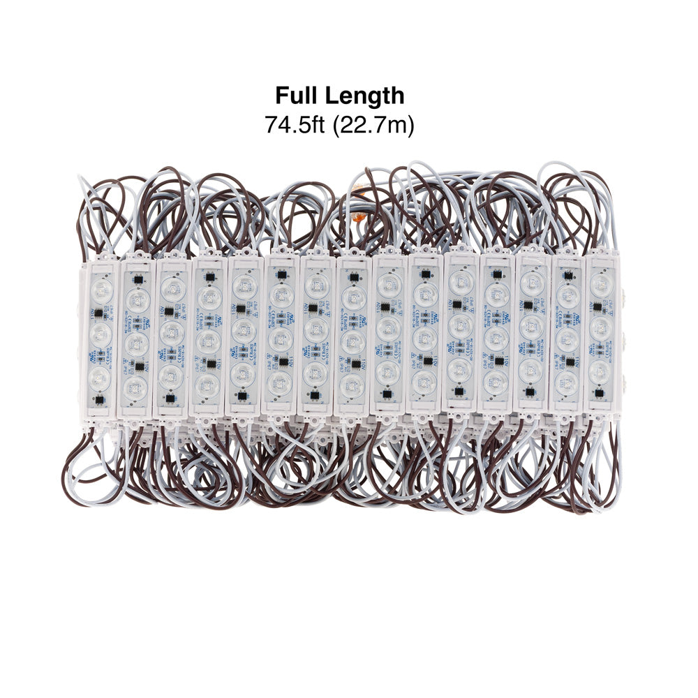 LED backlighting for signs, 9218 110V 3 LEDs, 6500K, 74.5 feet length