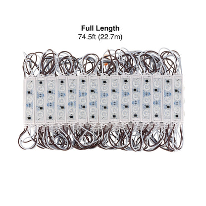 LED backlighting for signs, 9218 110V 3 LEDs, 6500K, 74.5 feet length