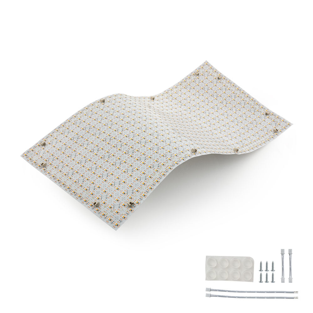 Flexible LED Backlight Sheet for behind Stone and Glass, 24V 24W 3500K(Mid-Warm White)