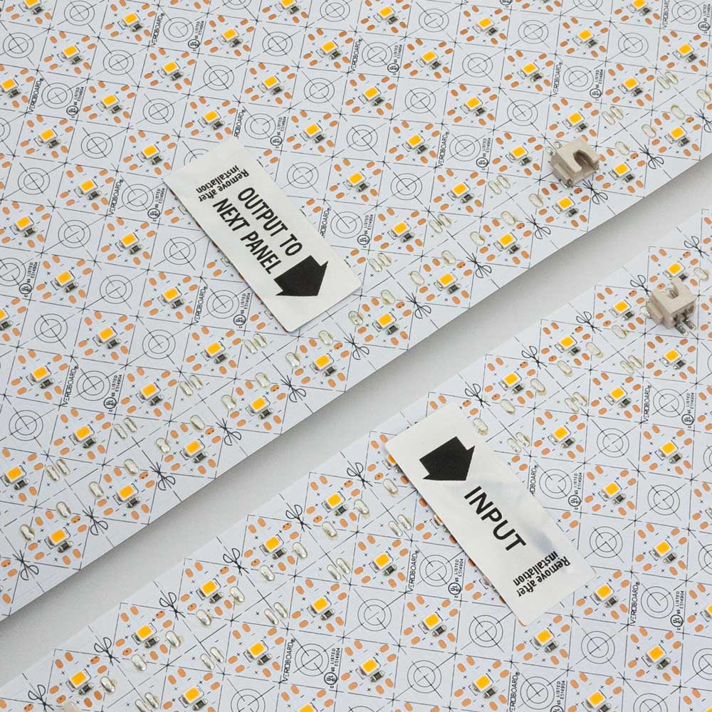 Flexible LED Backlight Sheet for behind Stone and Glass, 24V 24W 3500K(Mid-Warm White)