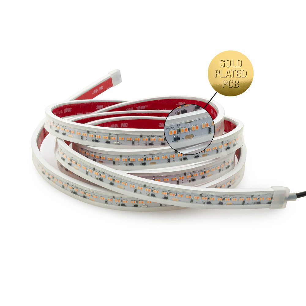 Custom cut Outdoor Dim to Warm LED Strip - 24V 5(w/ft) 1018(Lm/ft)