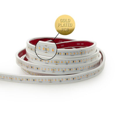 Custom cut Outdoor Hybrid Adjustable Color Temperature LED Strip - 24V 5(w/ft) 1126(Lm/ft)