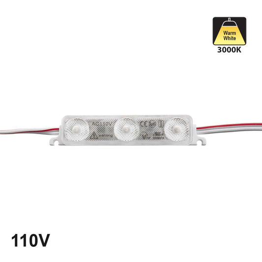 LED Backlighting for sign, 110V 1.5W/pcs 3 LEDs, 3000K (Pack of 50)