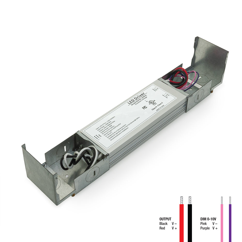 0-10V/Triac/ELV Dimmable Constant Voltage LED Driver 24V 4000mA 96W, EDHW-2496AL
