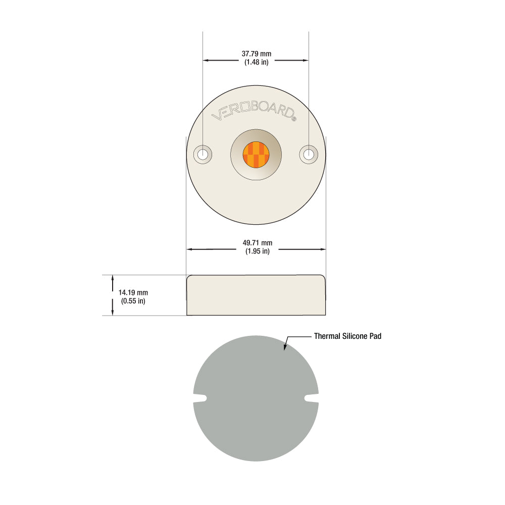 COB LED Module 120V 16W CCT(2.7K, 3K, 4K), VBDMDL-4838-16W-9XXK-120V
