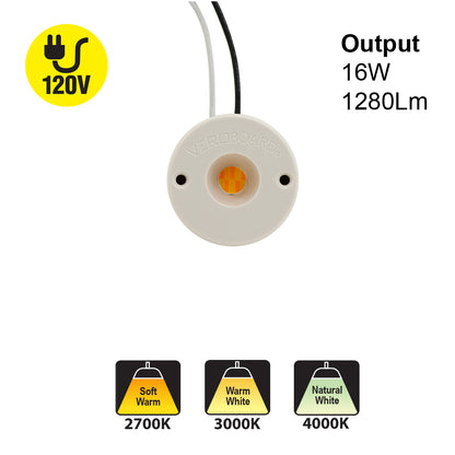 COB LED Module 120V 16W CCT(2.7K, 3K, 4K), VBDMDL-4314-16W-9XXK-120V