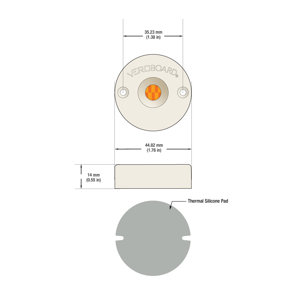 COB LED Module 120V 16W CCT(2.7K, 3K, 4K), VBDMDL-4314-16W-9XXK-120V