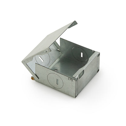 Small Metal Junction box 58.5 x 57 x 31.5mm (2.3 x 2.2 x 1.2in)