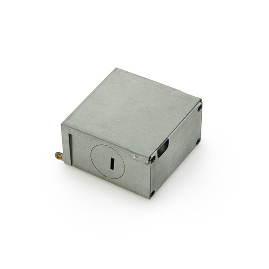 Small Metal Junction box 58.5 x 57 x 31.5mm (2.3 x 2.2 x 1.2in)