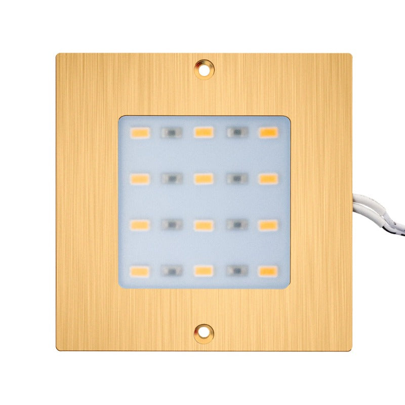 VBUN-S50-12V Gold Square Ultrathin Cabinet Lights