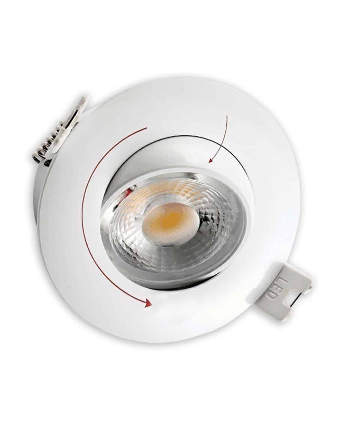 628068644259 - Votatec 4" Round Eyeball Light - Adjustable CCT
